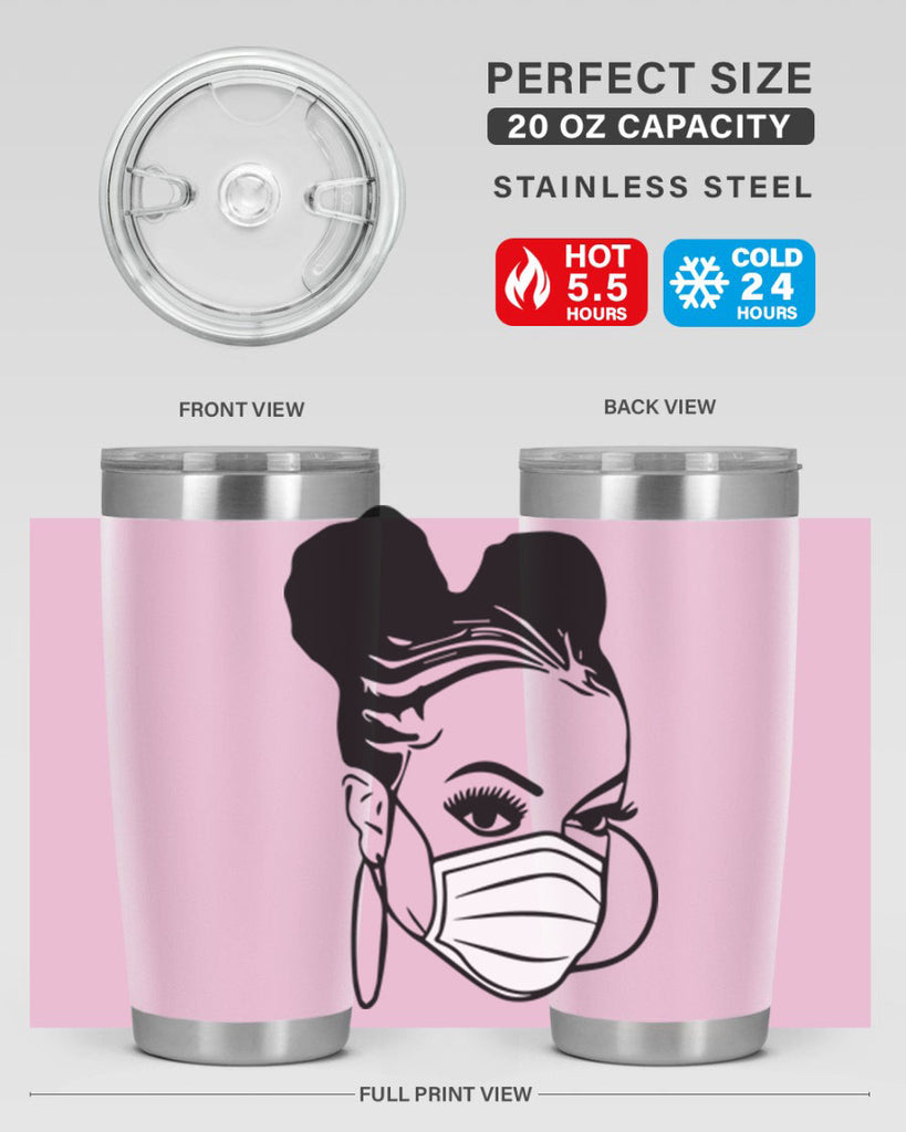 black nurse 6#- women-girls- Tumbler