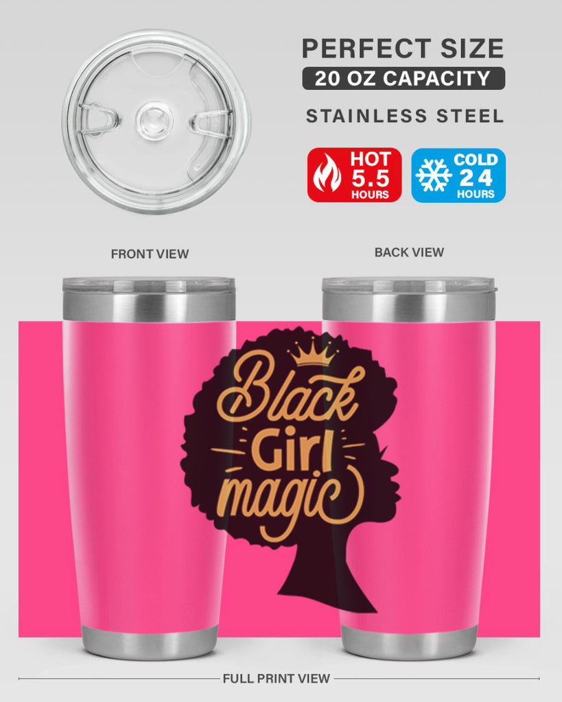 Black Girl magic copy Style 60#- women-girls- Tumbler