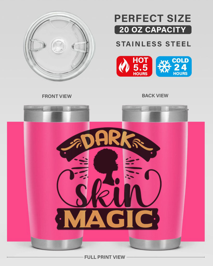 Dark skin magic Style 42#- women-girls- Tumbler