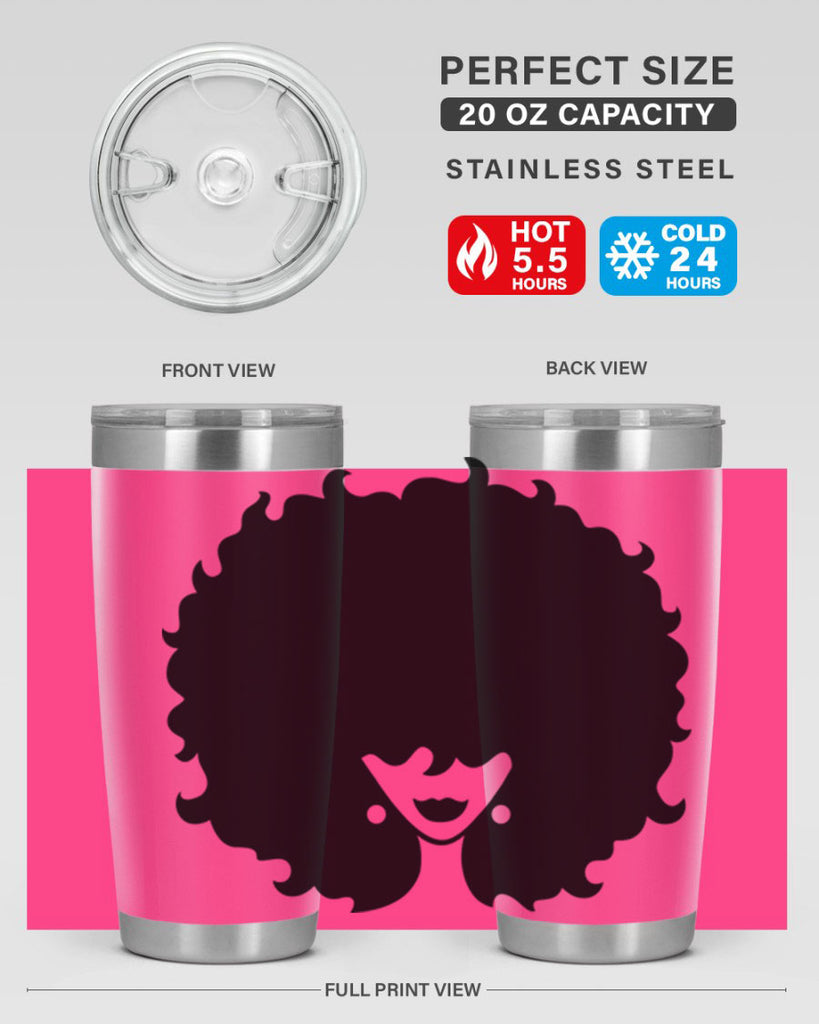 afro woman 69#- women-girls- Tumbler