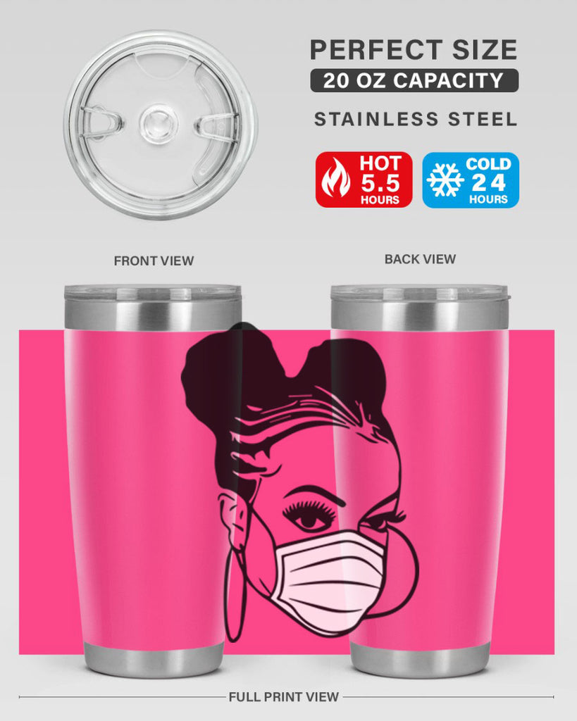 black nurse 6#- women-girls- Tumbler