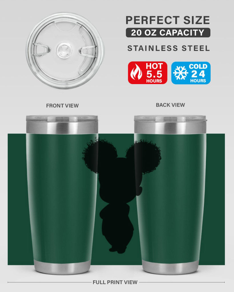 Black girl style 6#- women-girls- Tumbler