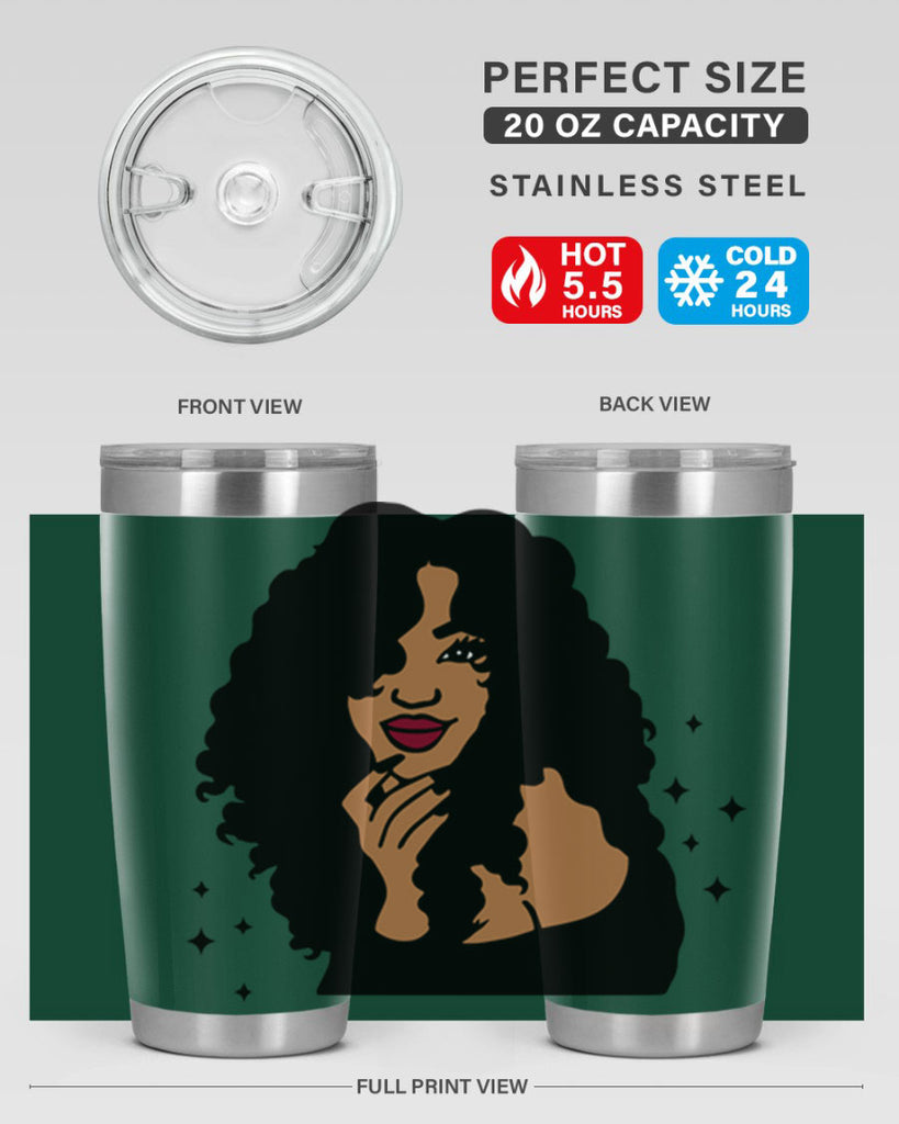 black women - queen 55#- women-girls- Tumbler