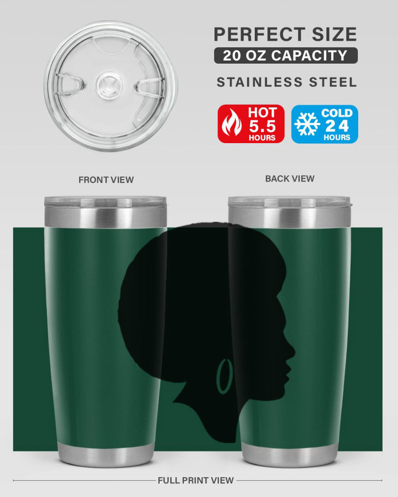 remix femaleafroavatar black 20#- women-girls- Tumbler