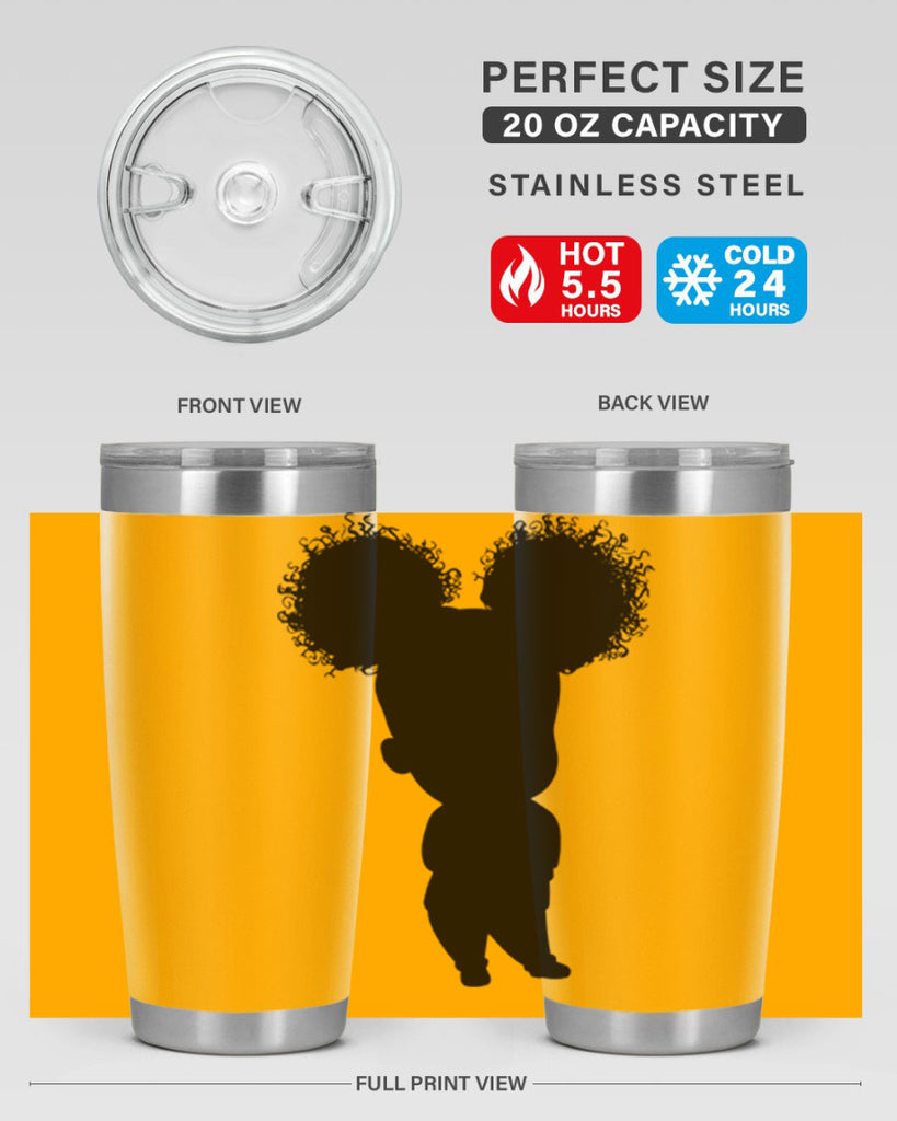 Black girl style 8#- women-girls- Tumbler