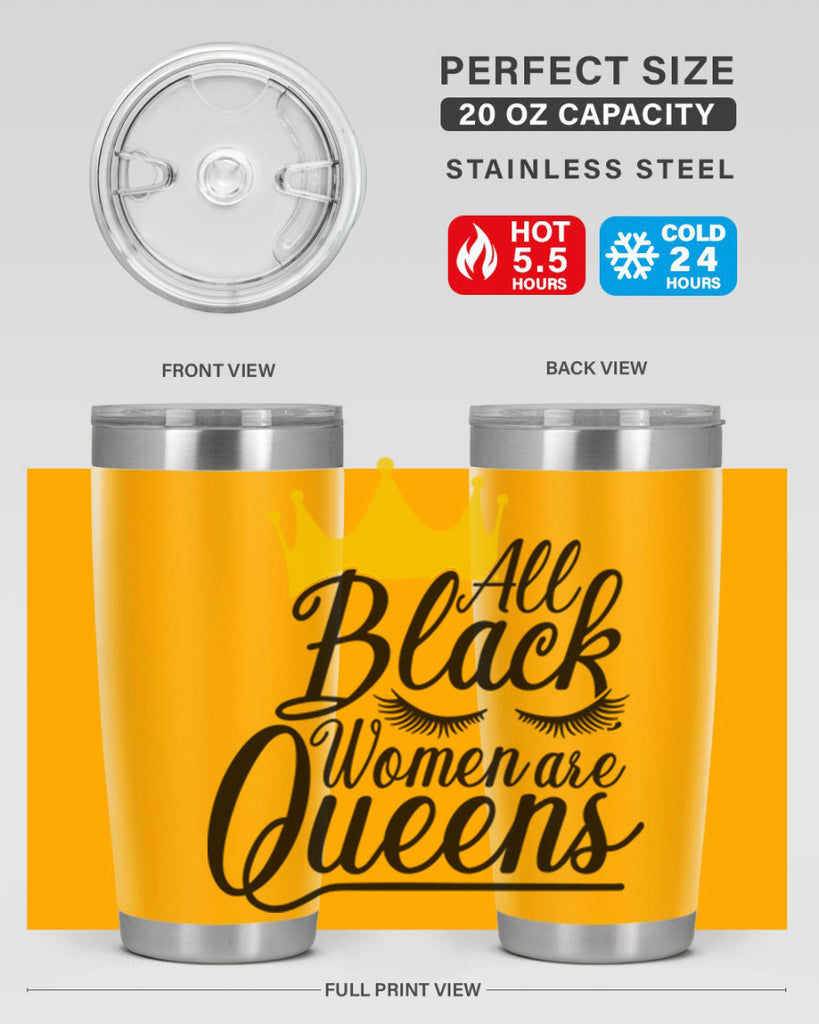 all black women are queens Style 65#- women-girls- Tumbler