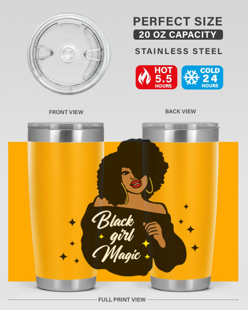 black girl magic 21#- women-girls- Tumbler