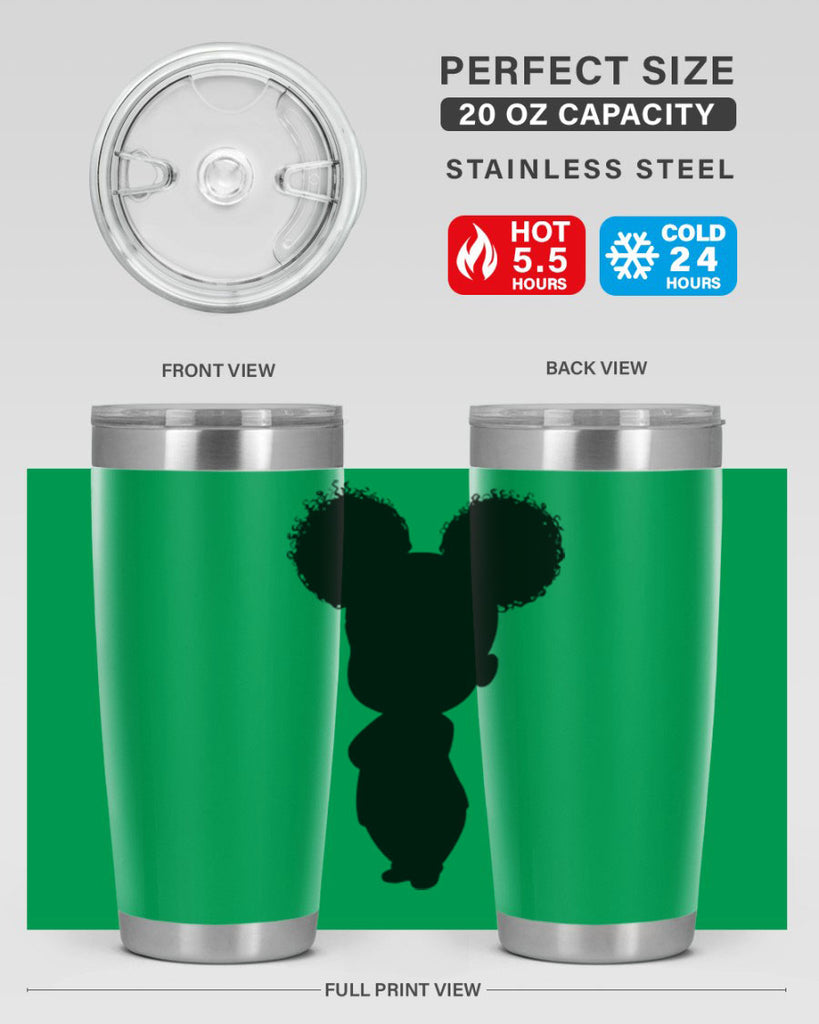 Black girl style 6#- women-girls- Tumbler