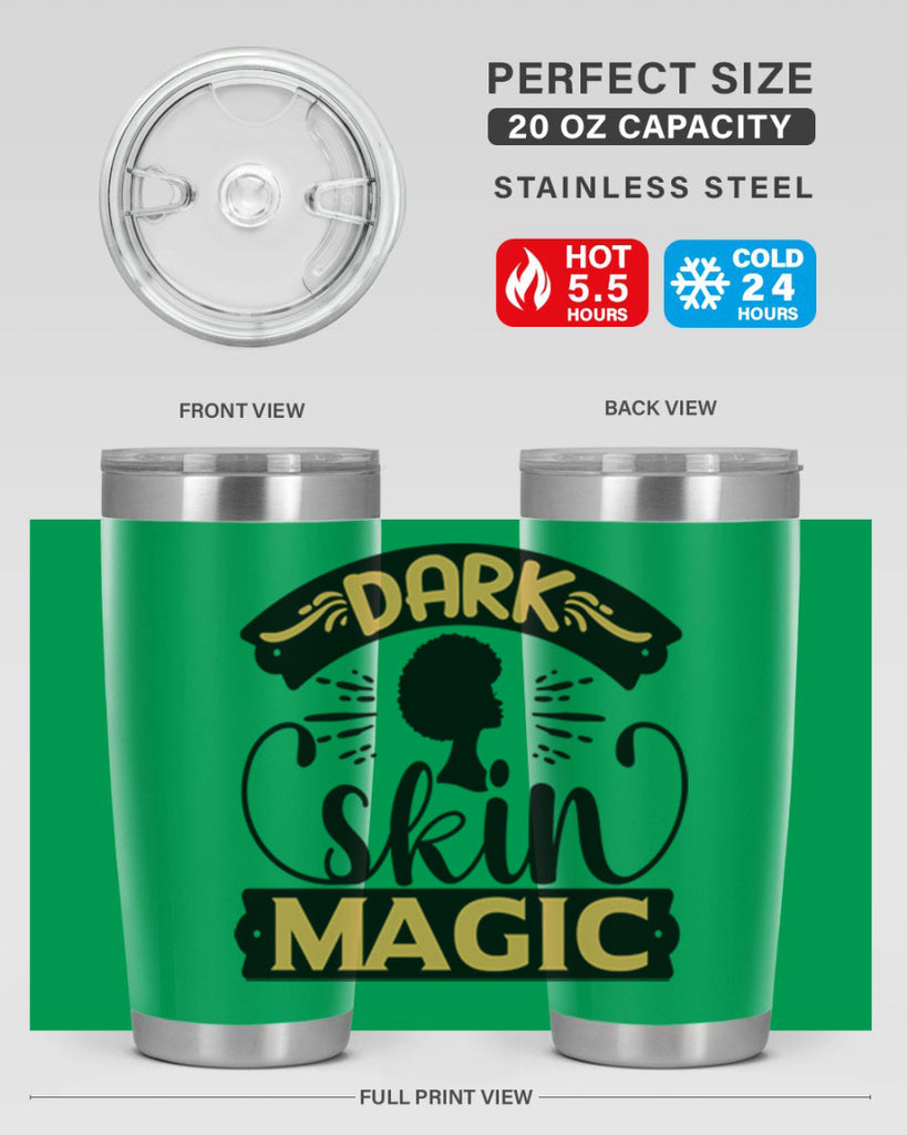 Dark skin magic Style 42#- women-girls- Tumbler