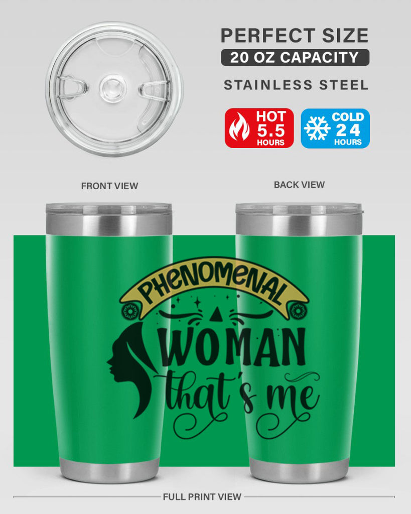 Phenomenal woman thats me Style 15#- women-girls- Tumbler