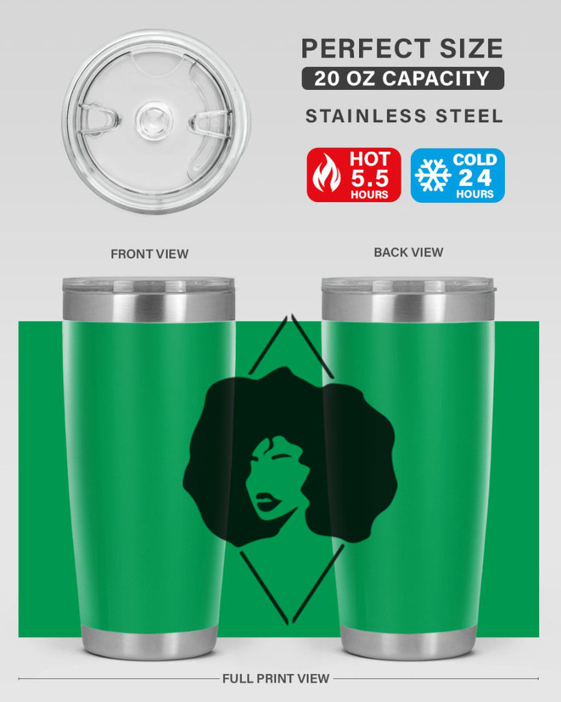 black women - queen 25#- women-girls- Tumbler