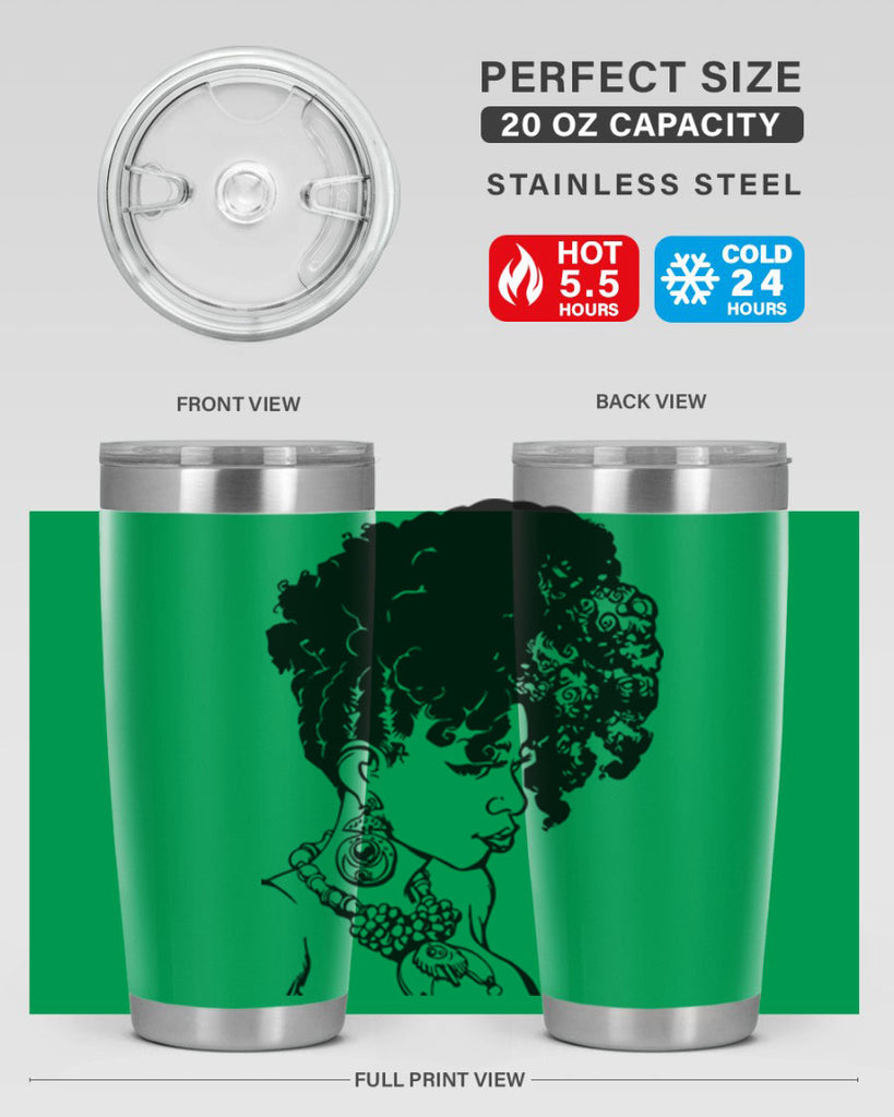 black women - queen 40#- women-girls- Tumbler