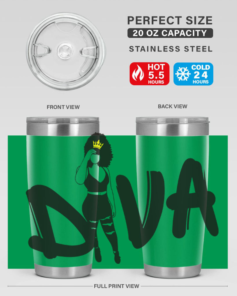 diva 6#- women-girls- Tumbler