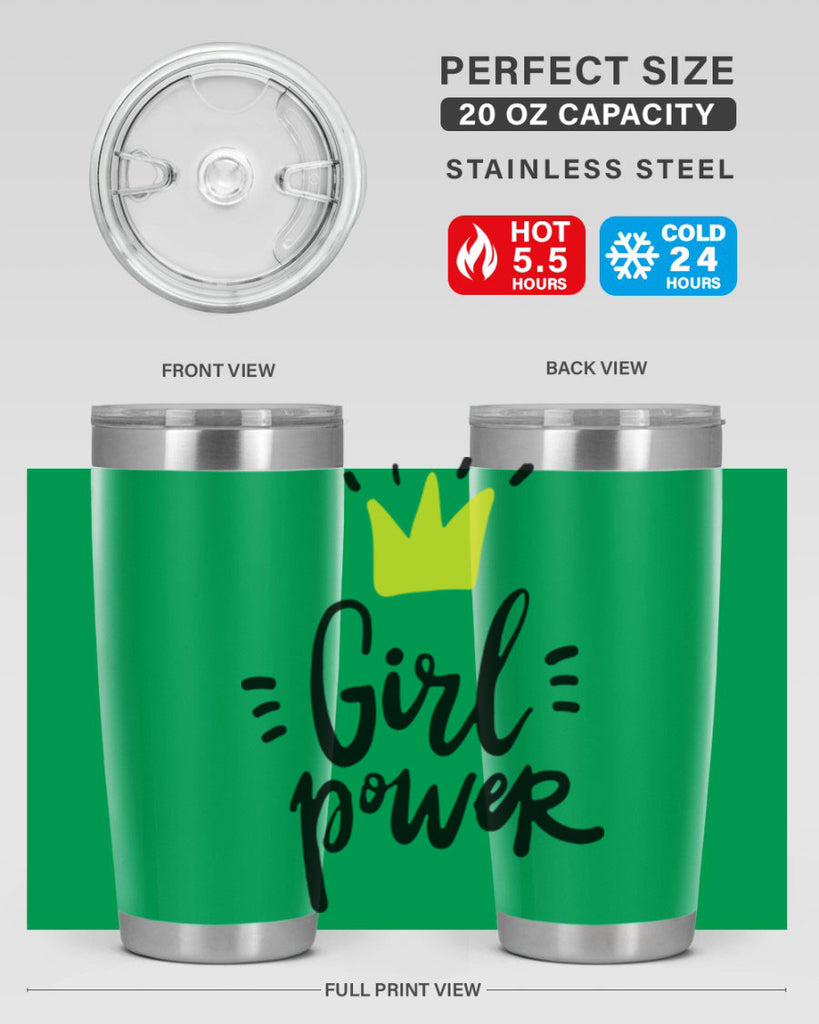 girl power crown 35#- women-girls- Tumbler