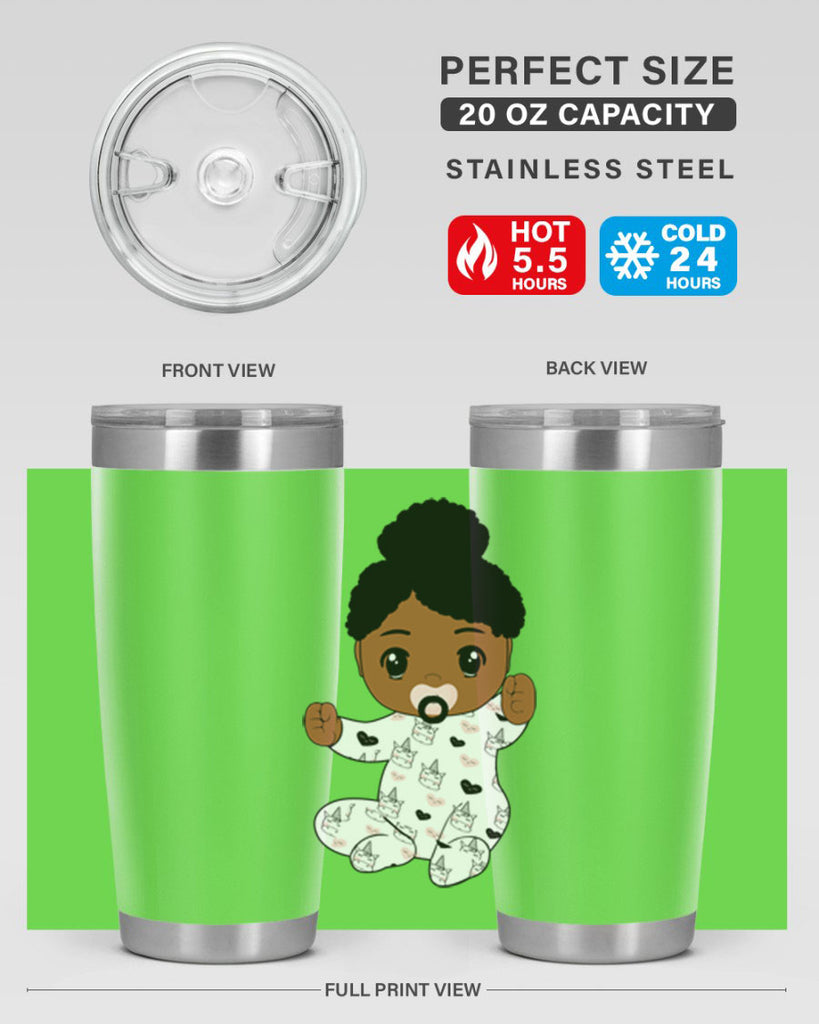 Black baby style 5#- women-girls- Tumbler