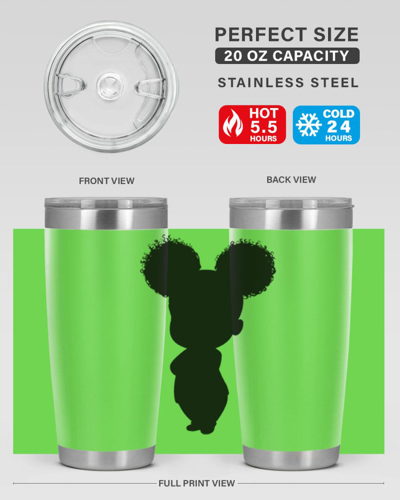 Black girl style 6#- women-girls- Tumbler