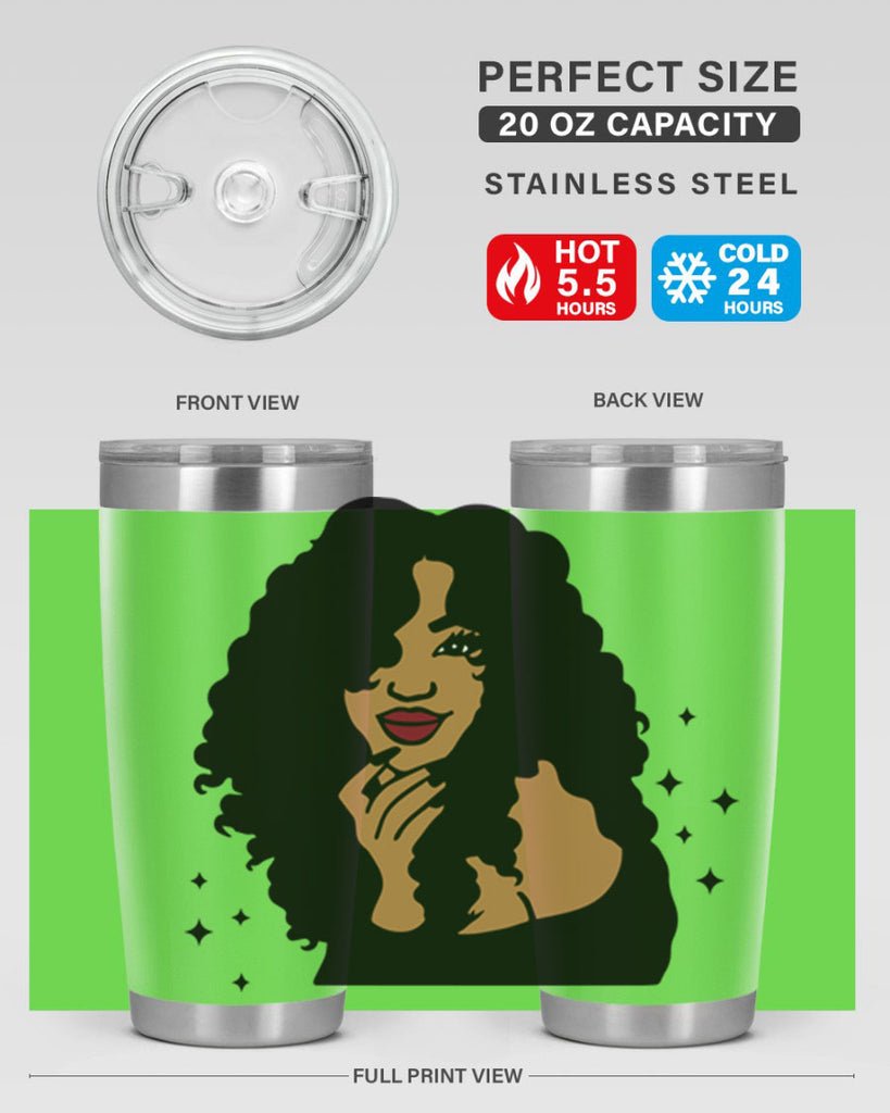 black women - queen 55#- women-girls- Tumbler