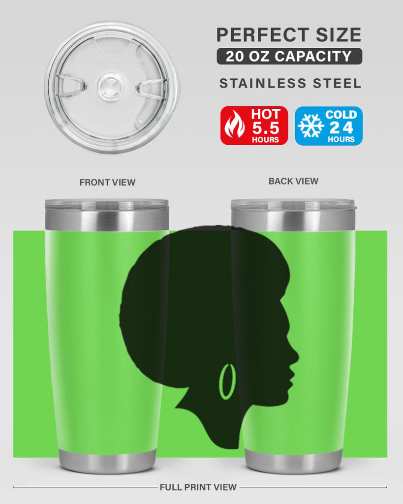 remix femaleafroavatar black 20#- women-girls- Tumbler