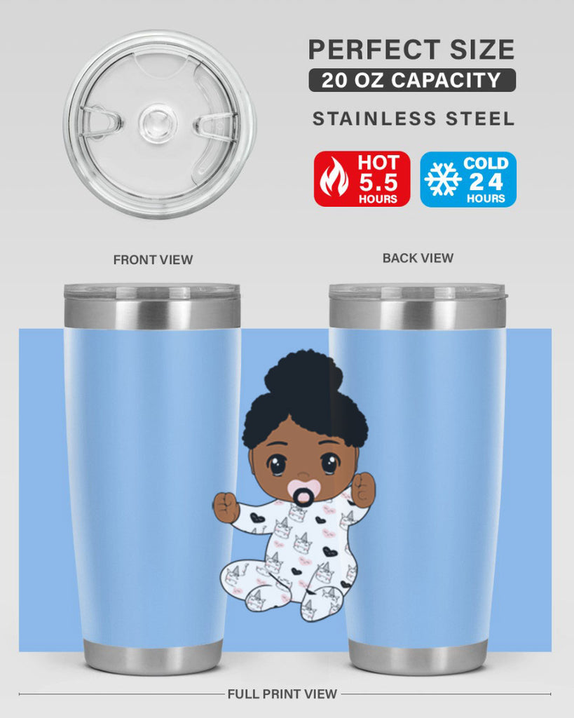 Black baby style 5#- women-girls- Tumbler