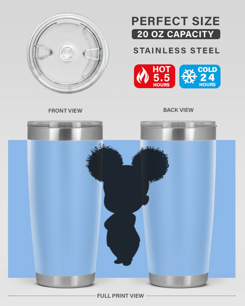 Black girl style 6#- women-girls- Tumbler