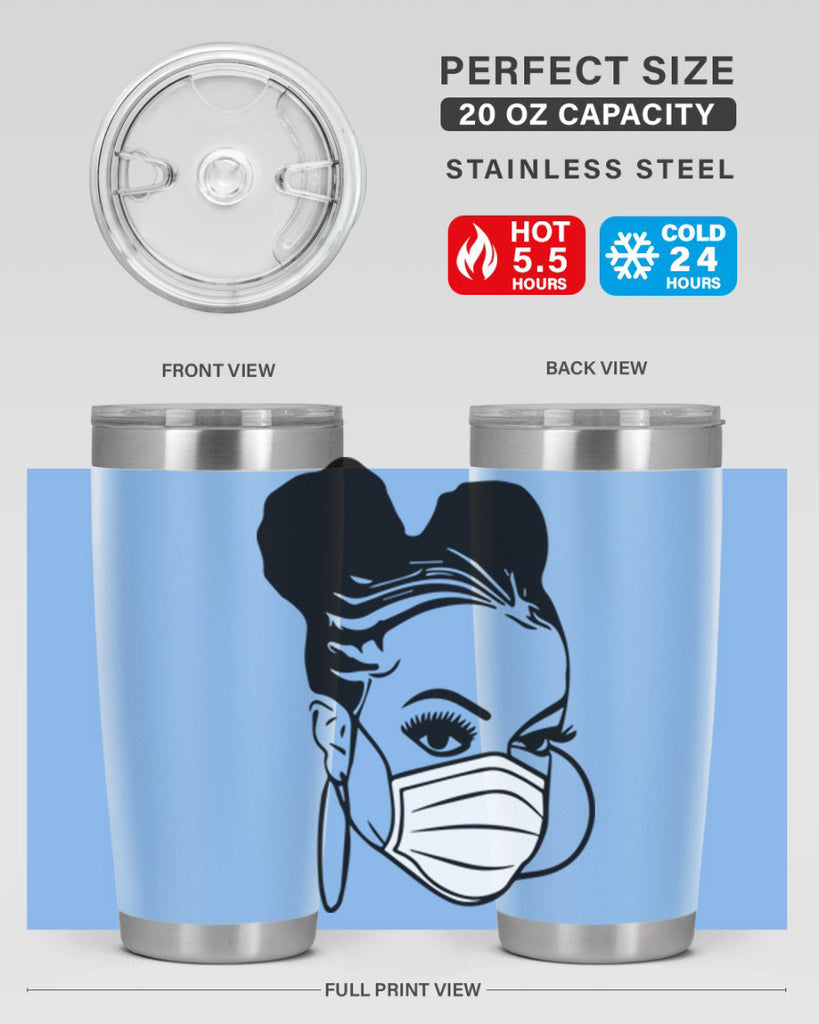 black nurse 6#- women-girls- Tumbler