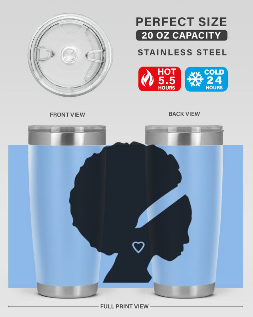 black women - queen 85#- women-girls- Tumbler