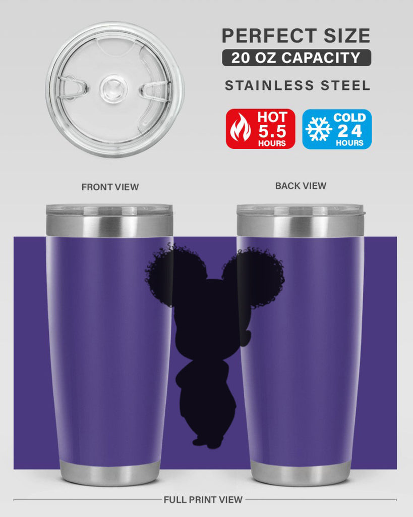 Black girl style 6#- women-girls- Tumbler