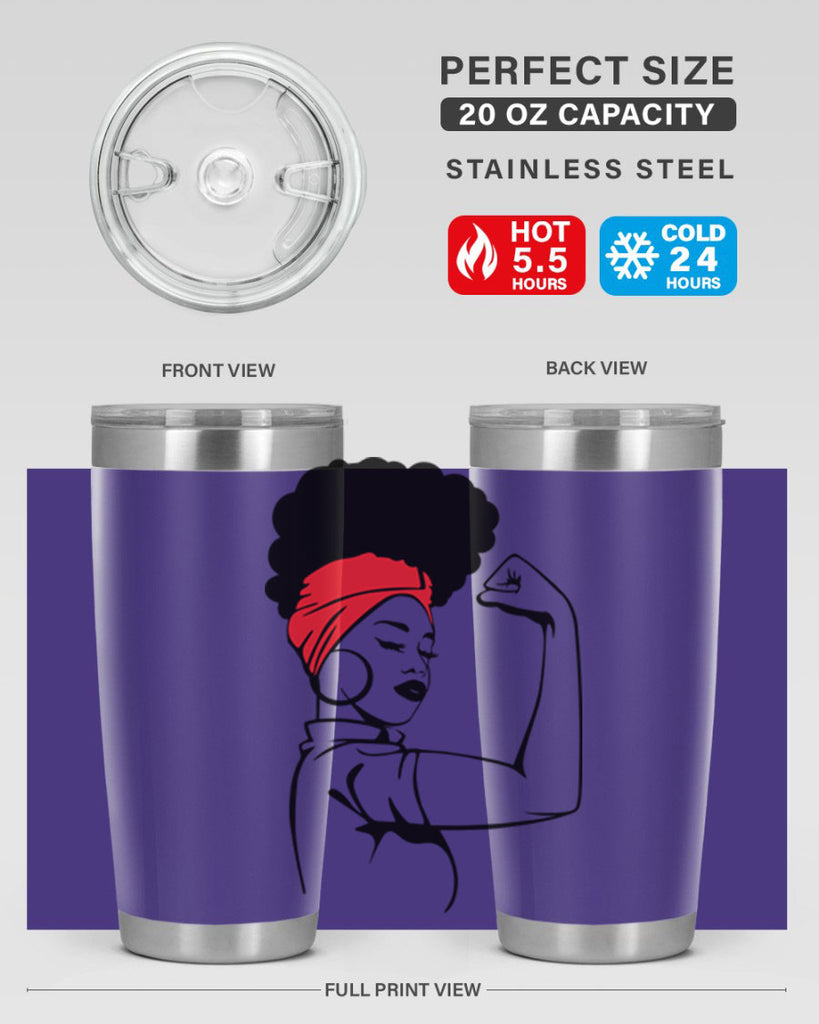 black women - queen 78#- women-girls- Tumbler