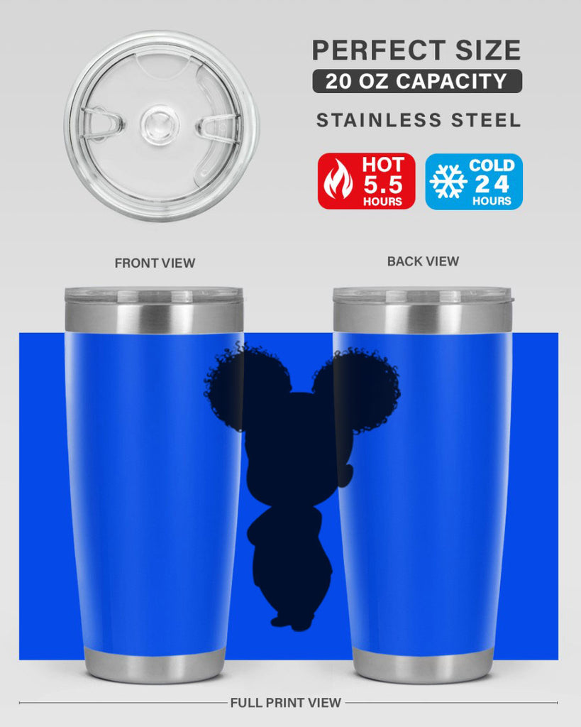 Black girl style 6#- women-girls- Tumbler