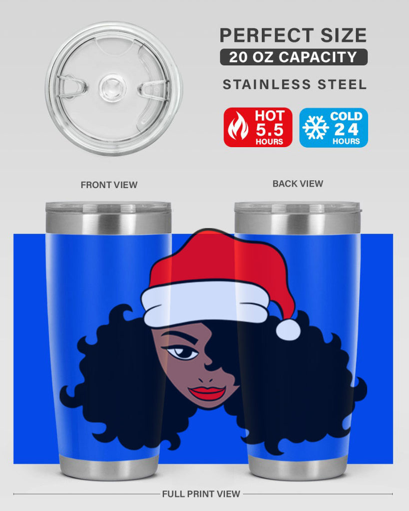 afro santa claus girl 71#- women-girls- Tumbler