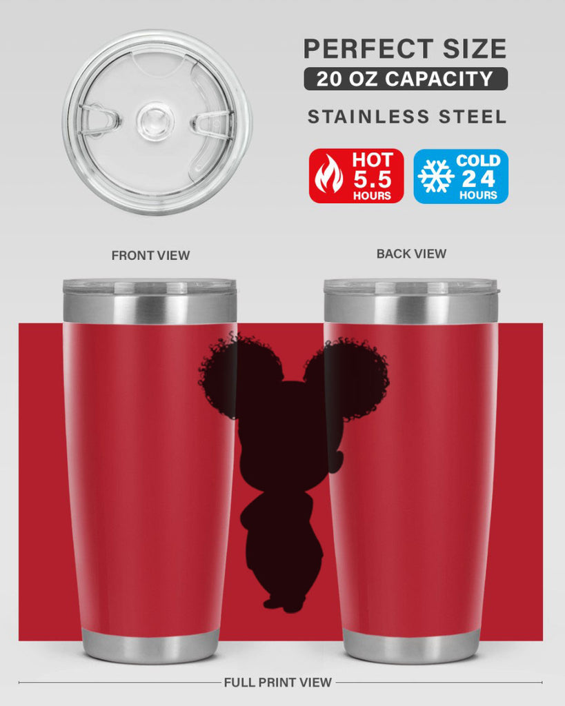 Black girl style 6#- women-girls- Tumbler