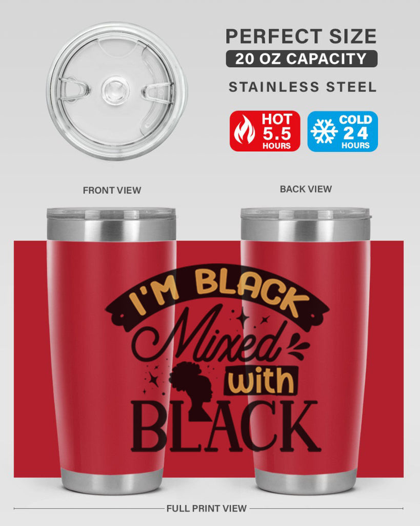Im black mixed with black Style 30#- women-girls- Tumbler