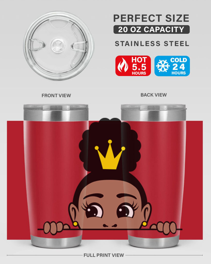 afro puff crown girl 2#- women-girls- Tumbler