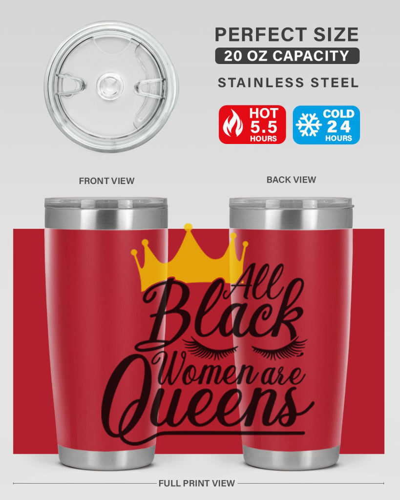 all black women are queens Style 65#- women-girls- Tumbler