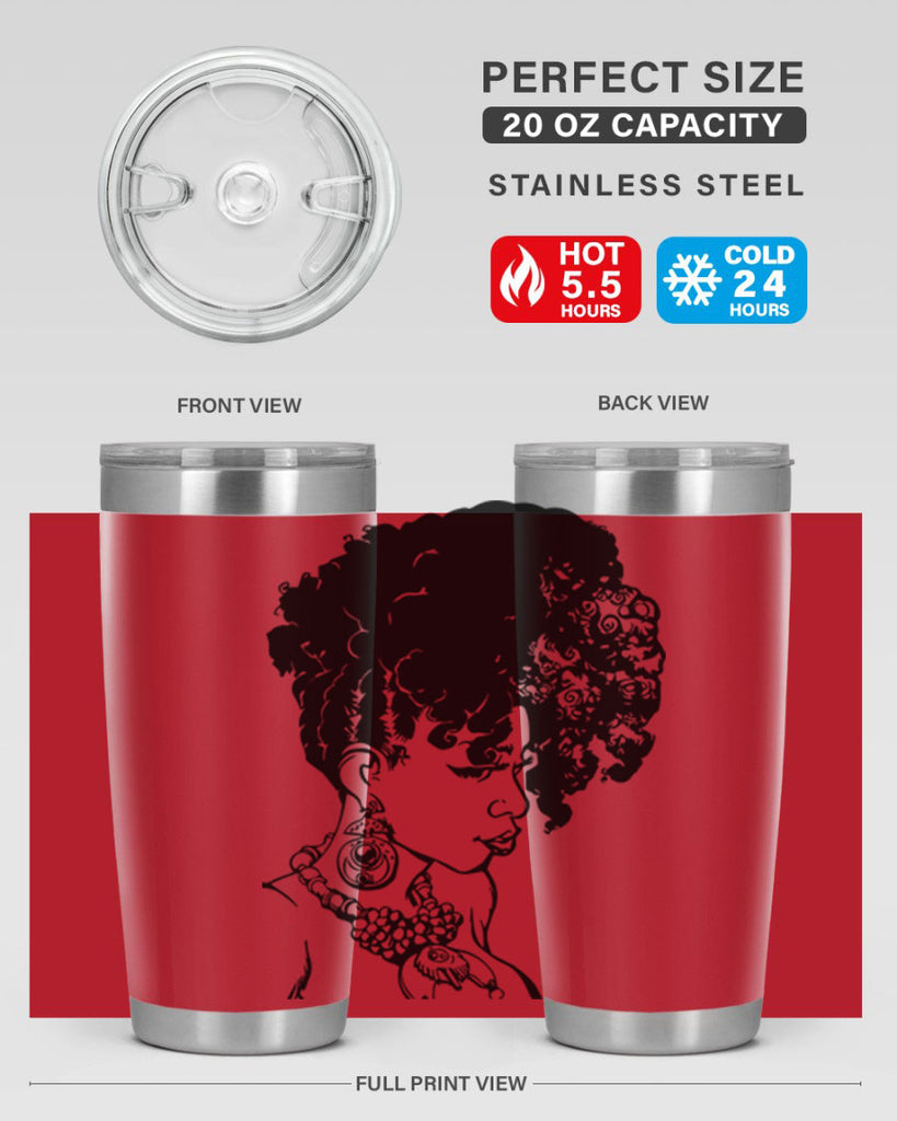 black women - queen 40#- women-girls- Tumbler