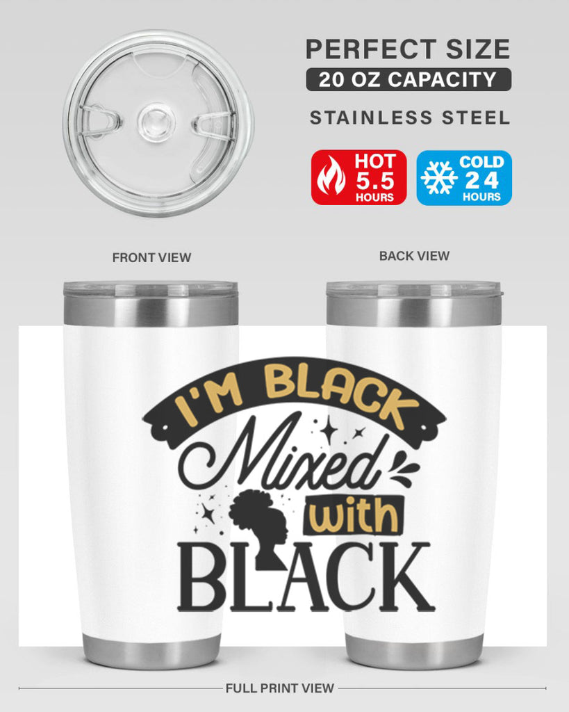 Im black mixed with black Style 30#- women-girls- Tumbler