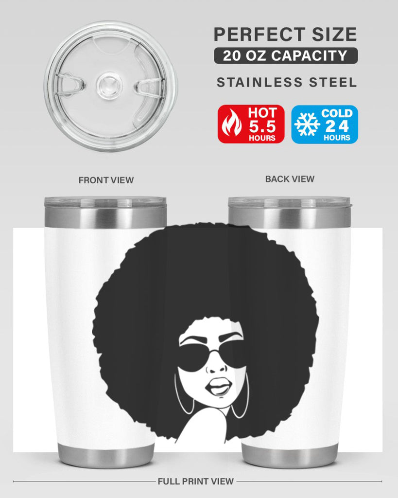 black women - queen 46#- women-girls- Tumbler