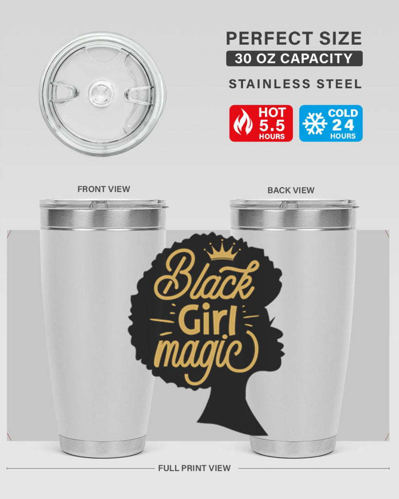 Black Girl magic copy Style 60#- women-girls- Tumbler