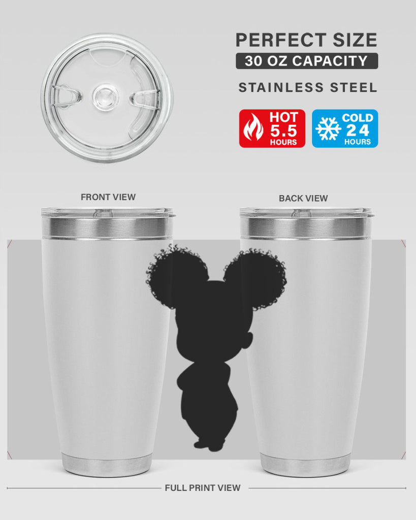 Black girl style 6#- women-girls- Tumbler