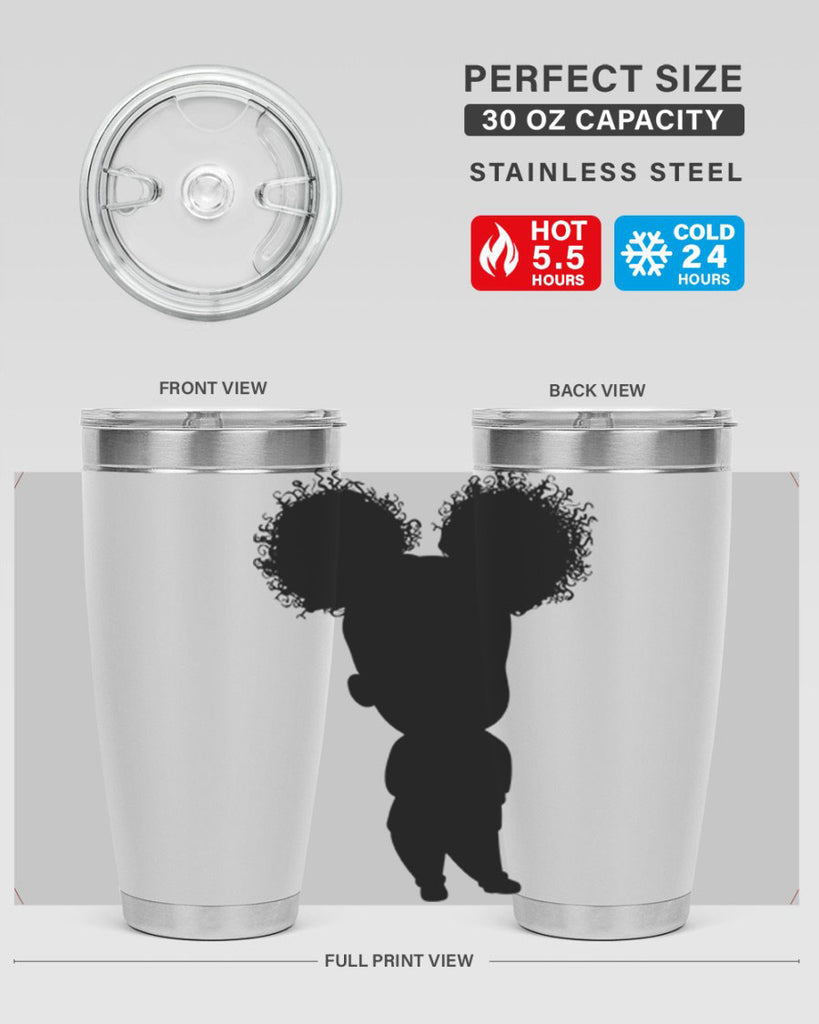 Black girl style 8#- women-girls- Tumbler