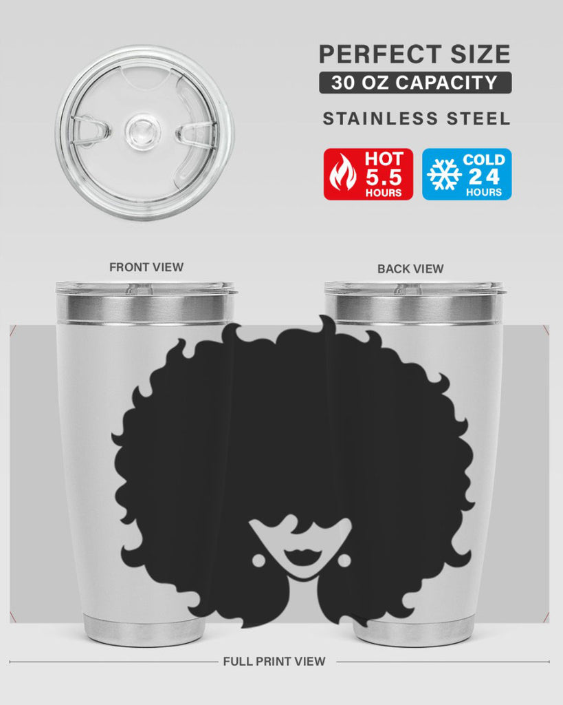 afro woman 69#- women-girls- Tumbler