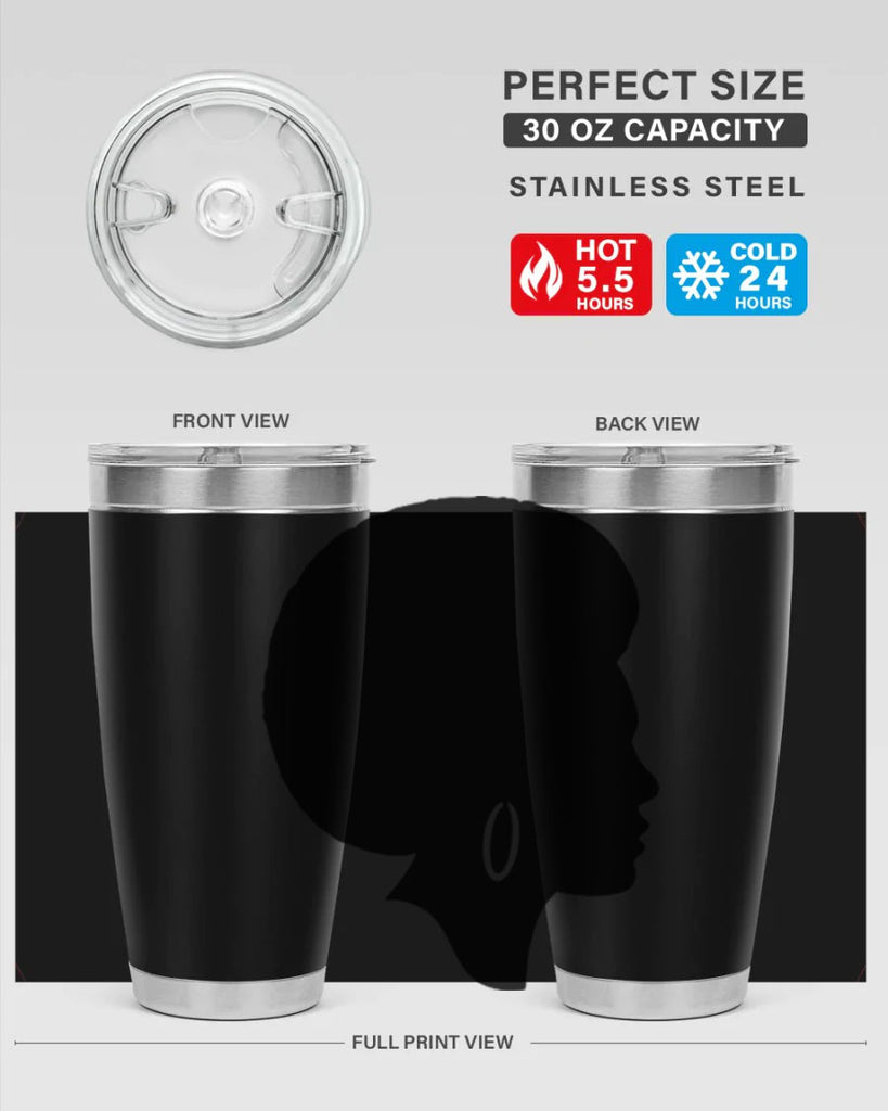 remix femaleafroavatar black 20#- women-girls- Tumbler