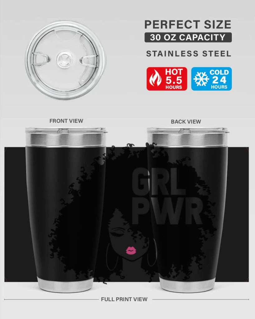 woman face grlpwr 1#- women-girls- Tumbler