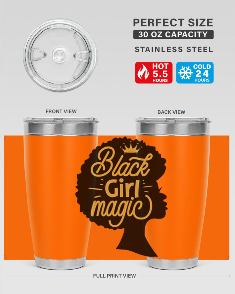 Black Girl magic copy Style 60#- women-girls- Tumbler