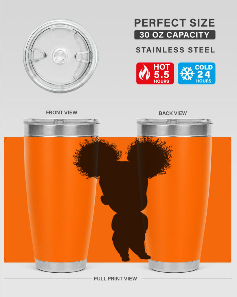 Black girl style 8#- women-girls- Tumbler