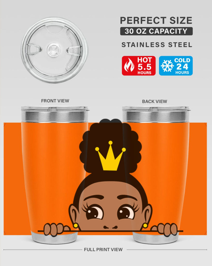 afro puff crown girl 2#- women-girls- Tumbler