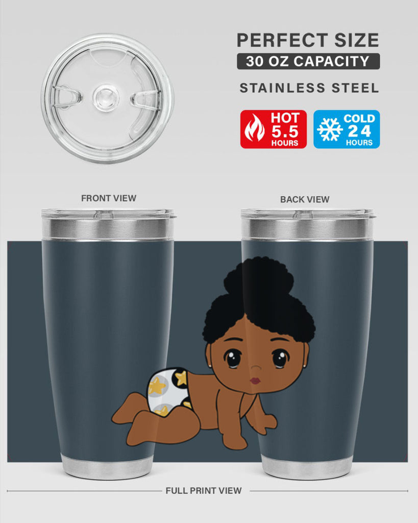 Black baby style 6#- women-girls- Tumbler