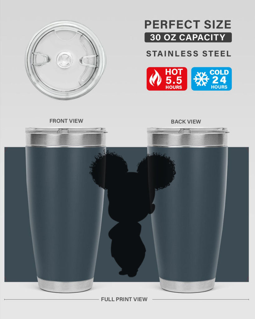 Black girl style 6#- women-girls- Tumbler