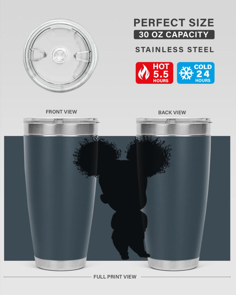 Black girl style 8#- women-girls- Tumbler