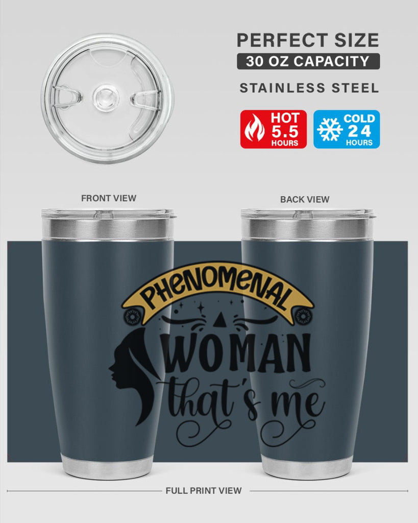 Phenomenal woman thats me Style 15#- women-girls- Tumbler